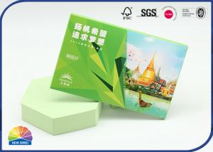 China Postcard Folding Carton Box Print Envelope Shape Paper Box wholesale
