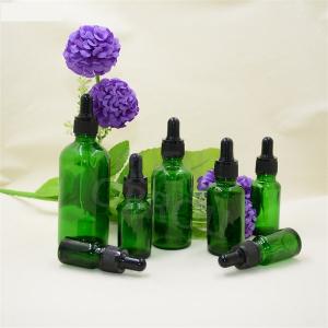 China Anodized Painting Glass Serum Bottles ,  Eco Friendly Amber Dropper Bottles wholesale