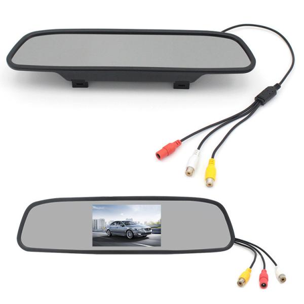 Quality ODM Rear View Mirror Monitor With Camera Display 12VDC Auto Adjusting Brightness for sale
