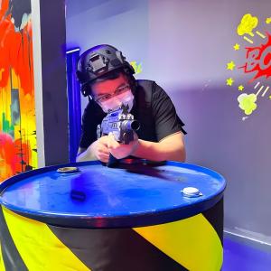 China Intelligent Sensing Laser Tag Gun Arcade Machines With Vest Battle Multiplayer Wireless System wholesale