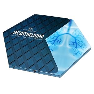 Custom Hexagon Video In Folder Brochure , Video Invitation Card Rechargeable
