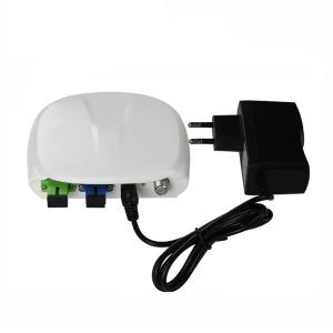 SC FC Connector FTTH Mini Optical Receiver Single Output With WDM For Cable TV AGC