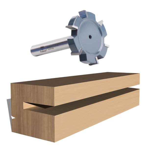 Quality Lamboss 6 Teeth T Shaped Slotting Router Bit For Woodworking Router Bit Carbide-Tipped Bits for sale