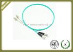 LC / UPC To FC / UPC Multimode Fiber Patch Cord LSZH Material Jacket