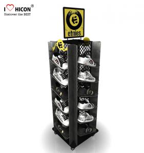 China Instore Marketing Custom Metal Display Racks Slippers Display Stand Shoes Displays wholesale