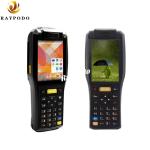 QR Code Handheld Barcode Scanner 4'' 4G Bluetooth 4.0 With NFC RFID Printer