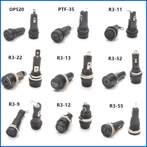 Screwdriver Or Finger Release 5.2x20mm Vertical Mounting Fuse Holder R3-24