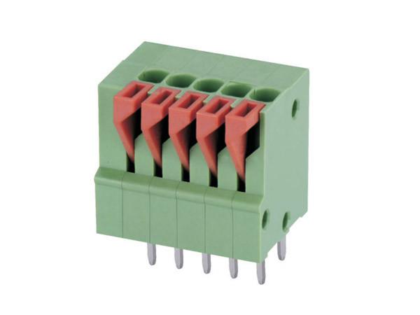 2.54mm Pitch Buckle Type Screwless Terminal Block For Security And Lighting