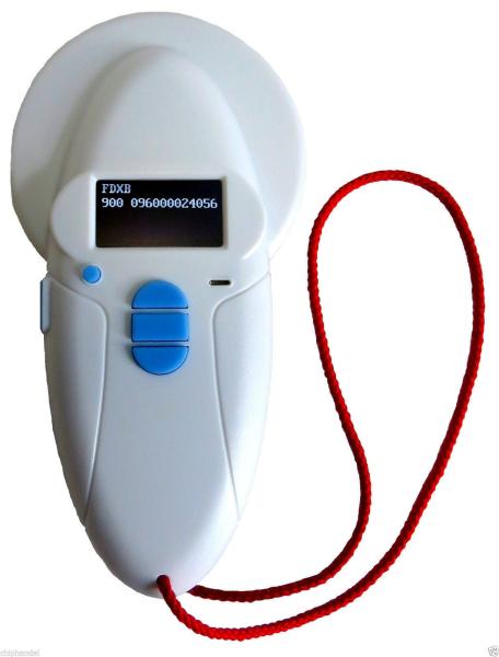 Quality RT100 V8 RFID Nait Reader for FDX & HDX tags  ISO Microchip Scanner for sale
