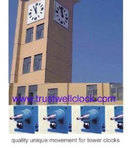 China building clock,movement for building clocks,mechanism for building wall clocks,GPS basedfour sided public building clock wholesale