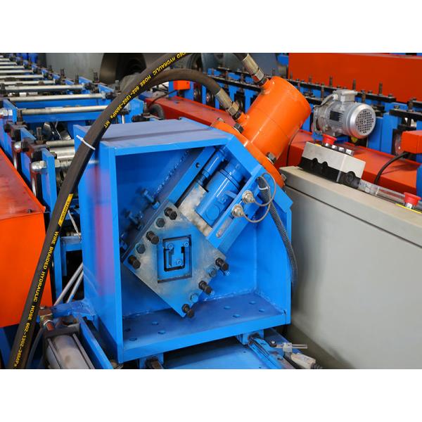 C Profile Beam Pallet Rack Post Roll Forming Machine With Punching System