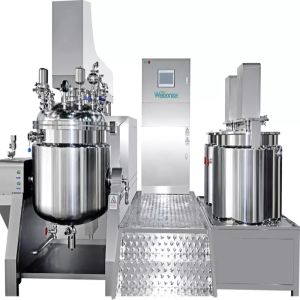 SUS304 SUS304L Ointment Cosmetic Emulsifier Mixer Multi Function