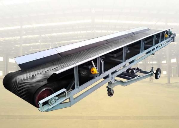 Lifting Mobile Loading Conveyor , Bulk Material Handling Conveyors Height