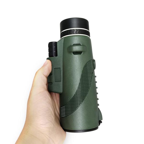 Green Color 40x60 / 12x50 Super Zoom Hd Lens Mini Night Vision Starscope Monocular Telescope