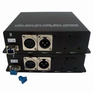 China Black Audio To Fiber Converter for Single Fiber Broadcast and Studio Applications wholesale