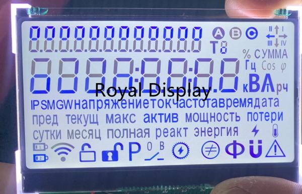 ST7033 IC 7 Sgement Lcd Display TN STN FSTN Custom LCD Panel For Electronic