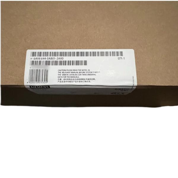 SIEMENS SIMATIC HMI 6AV6644-0AB01-2AX0 SIMATIC MP377 MultiPanel 15-in, Color, MPI/DP/PPI/PN