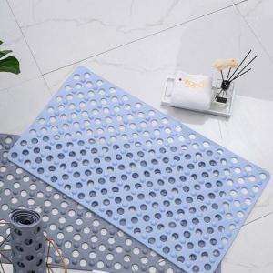 China Silicon Bathtub Mats With Drain Holes And Suction Cups wholesale