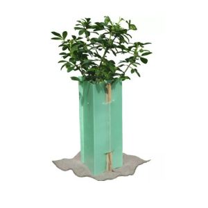 China Square 3mm Corflute Tree Guard Weatherproof Corflute Plant Guards on sale
