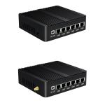 6 Gigabit Ethernet RJ45 J1900 Firewall Router Ubuntu Desktop Router With WiFi