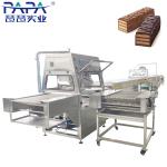 Wafer Chocolate Enrobing Machine With Cooling Tunnel Chocolate Enrobing Line
