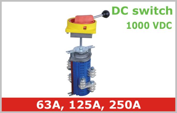 Quality High Speed Load Break 3 Position Rotary Selector Switch 125A for sale