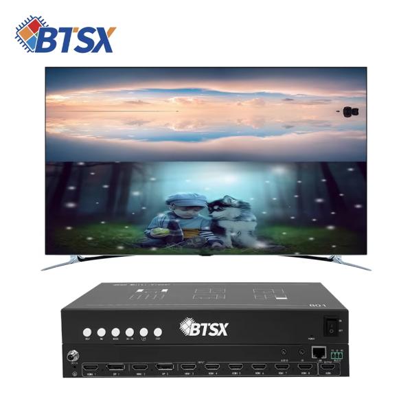BIT-MV-4K60-801 4K60 8-Image Multi-viewer with 8 Input 1 Output and Seamless Switch for Professional Video Walls