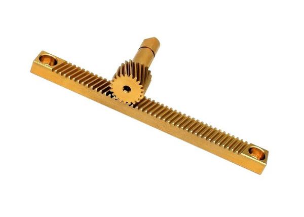 Quality M0.5 Linear  Helical Gear Racks Precision Rack And Pinion ZnCuSn10Pb1 for sale