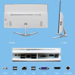 IPS Screen Core I7 10700 All In One Desktop Computer Monoblock 23.8" 21.5"