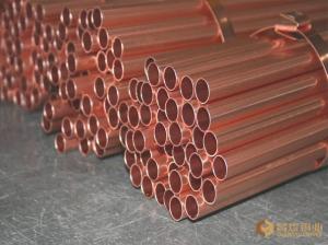 China Non - Corrosion 8mm Copper Tube , Seamless Copper Tube C12200 Phosphorus Oxygen Free wholesale