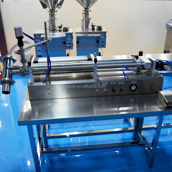 Small Sanitizer Gel Bottle Liquid Filling Machine Semi Automatic 0.75kw