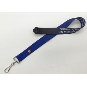 China Flat personalized printed funny polyester lanyards with customized logo wholesale
