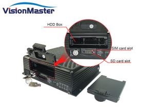 China 2TB HDD 1080P Mobile DVR 4 CH IP Camera DC 8 - 36V Graphical User Interface wholesale