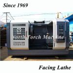 Conventional Facing In Lathe Machine , Horizontal Turning Lathe With DRO PLC