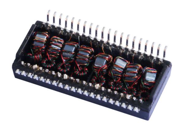 Quality Q113677-XF0013 4x Port 10/100Base-Tx Magnetics 40pins Transformer Ethernet for sale