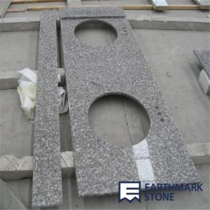 China G664 Misty Brown China Granite Vanity Top with Double Sink wholesale