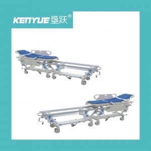 China Custom Emergency Rescue Trolley Cart Stretcher Medical Hospital Bed Gurney on sale
