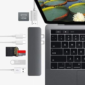 China MacBook Pro Dock,Thunderbolt 3 Adapter USB C Hub for Apple MacBook Pro 2016 2017 13&quot; 15&quot; Multi-port Type-C Adapter wholesale