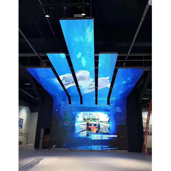 Creative LED Display P1.86mm Flexible Modules for Building Facades with 3840Hz Refresh Rate