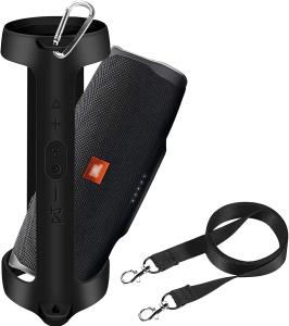 Bluetooth Speaker Silicone Protective Case Soft And Skin Friendly Silicone Tape Shoulder Strap Portable Protective Case