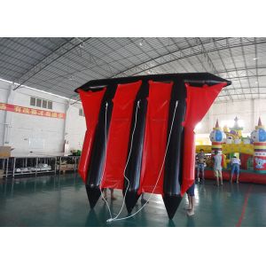 Customized Logo Towable Inflatables / Inflatable Flying Fish For Sea