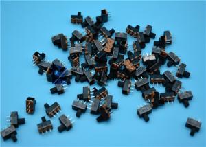 China SMD Mini 3 Position Push Button On Off Switch Slide Electrical 50000 Cycles on sale