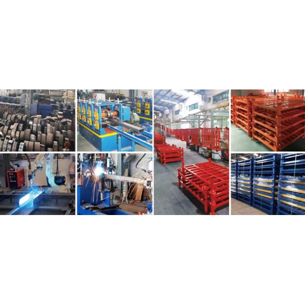 Round Post Foldable Stacking rack Demountable Stacking rack Stackable Rack