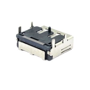 0.5AMP LCP Displayport Usb 9 Pin Connector Mini USB Socket 90 Degree SMT DIP