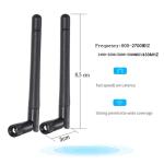 2.4GHZ/5.8GHZ Vertical Polarization Omni Antenna for USB Wi-Fi Adapters/Dongles