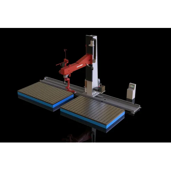 Nine Axis Dual Robot Synchronized High Efficiency Teaching Free Welding Robots
