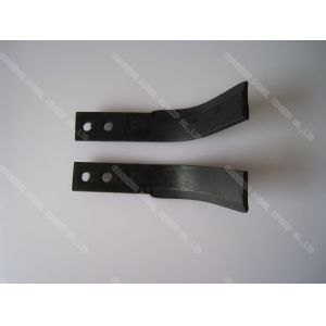 Spring steel 65MN Agri Spare Parts Rotary Tiller Blade For Dry Land 0.45kg - 0