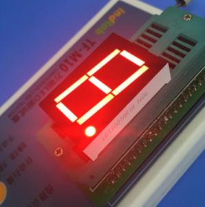 Super red 1.0 common anode single digit 7 segment led display for digital panel meter