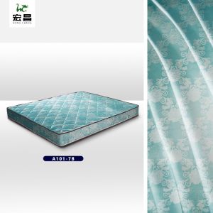 Durable 213cm Width Polyester Warp Knit Fabric For Mattress