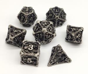 China Hand Painted Bulk Metal Polyhedral Dice Lightweight Multipurpose wholesale